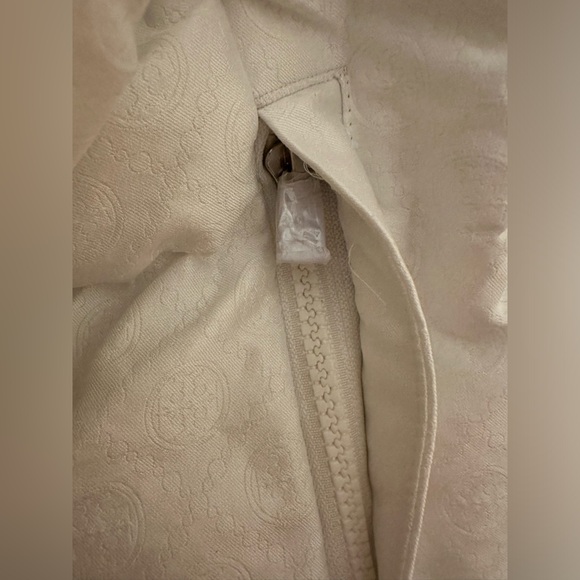 TORY BURCH CROPPED WHITE LOGO DOWN JACKET EUC - Picture 6 of 12